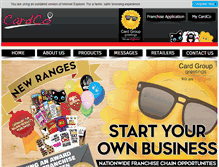 Tablet Screenshot of cardco.co.za